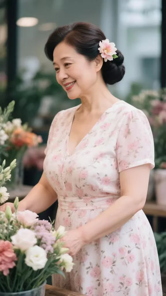 成熟魅力风暴，48岁的阿姨照亮生活