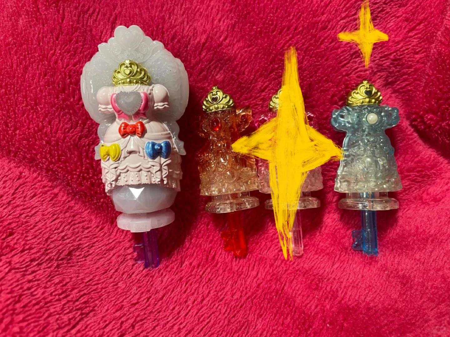 出光之美少女公主香水瓶钥匙