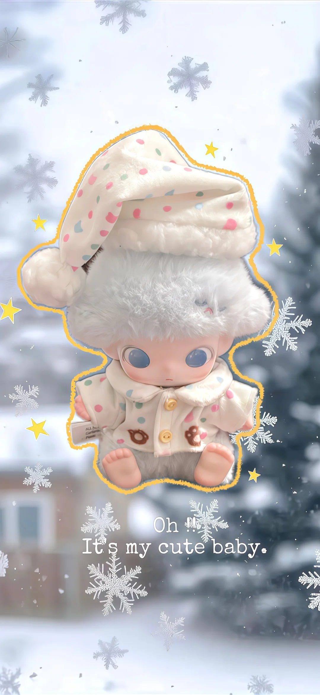 一组高清冬日壁纸来啦～🎄可做聊天壁纸噢