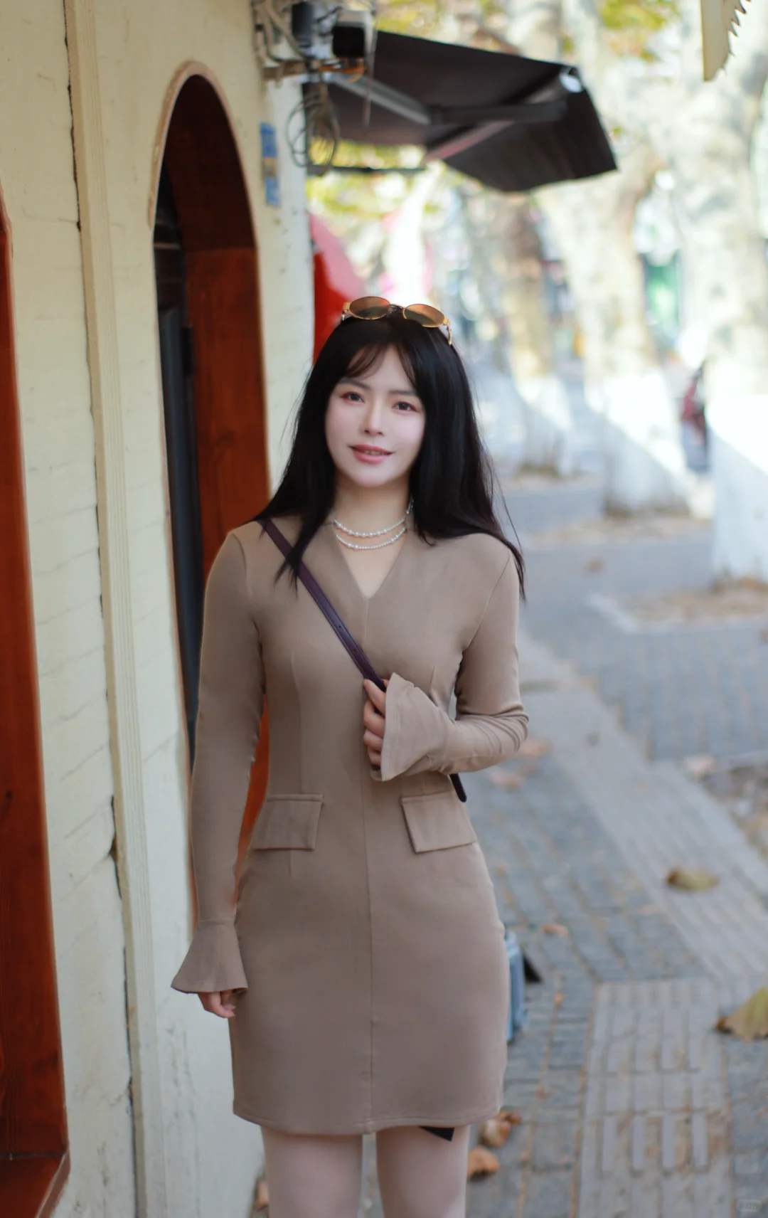 在街上拍到了好看的自己～