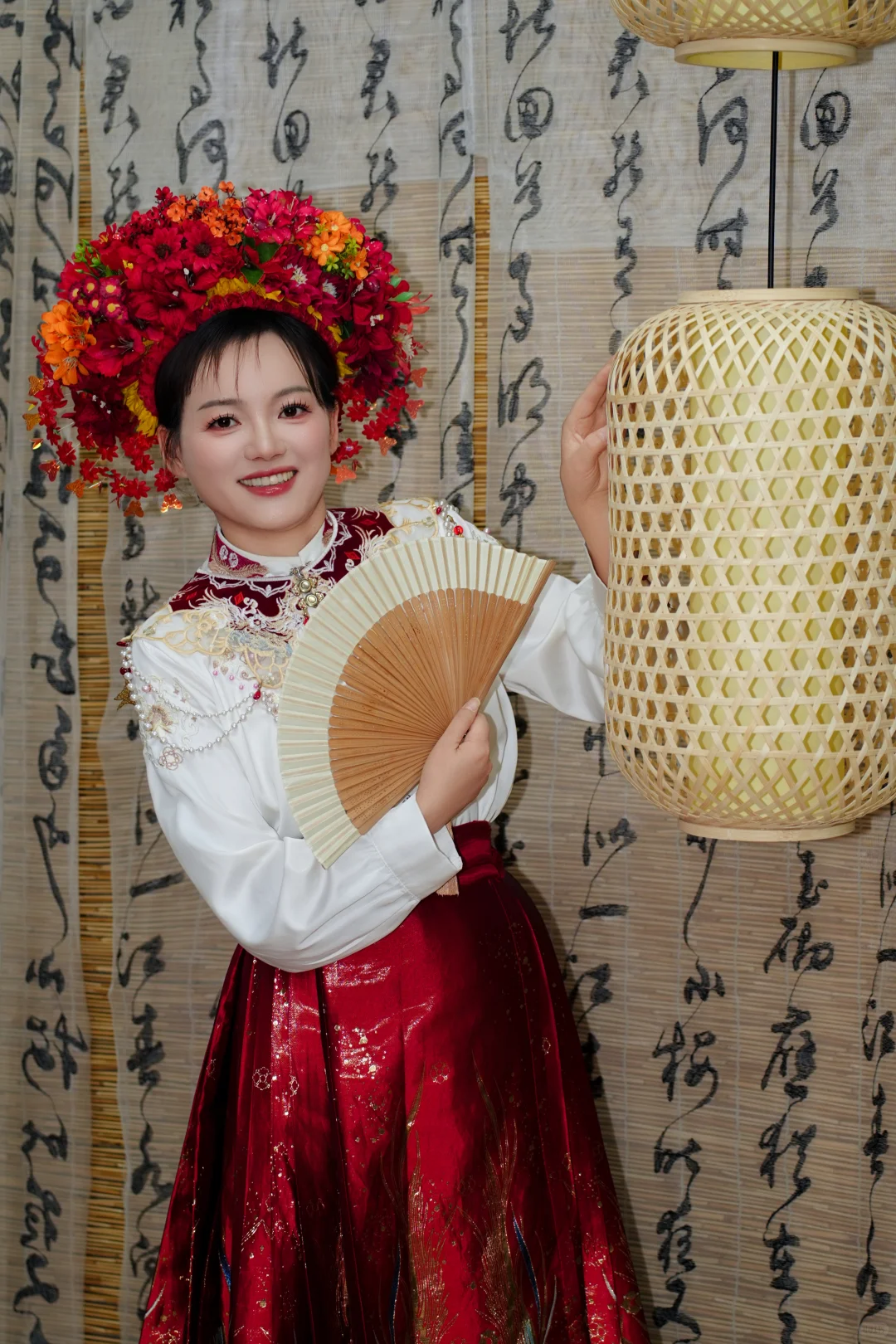 簪花拍照，泉州的浪漫仪式感