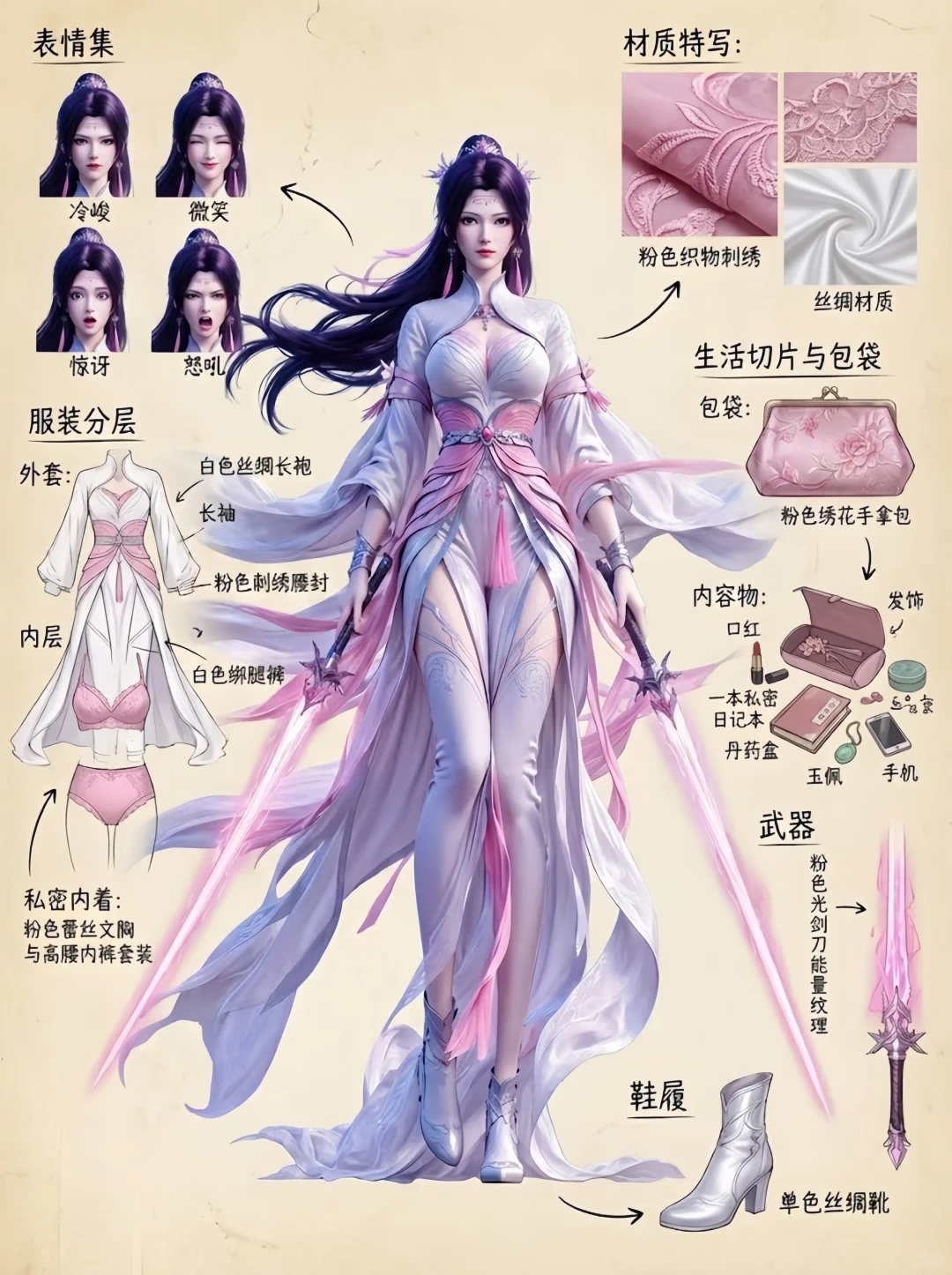 🔥斗破苍穹六大美女角色图，谁是你的NO.1