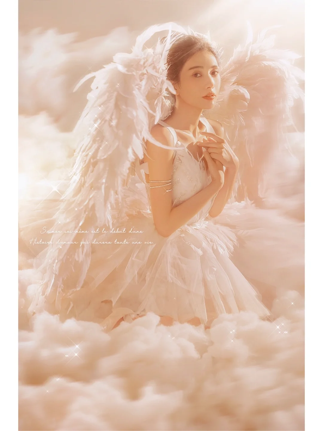 闯入云端☁️的天使｜少女心炸裂的天使写真