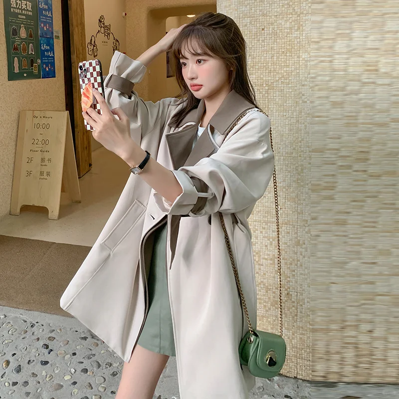 风衣外套女中长款2025秋季新款今年流🔥