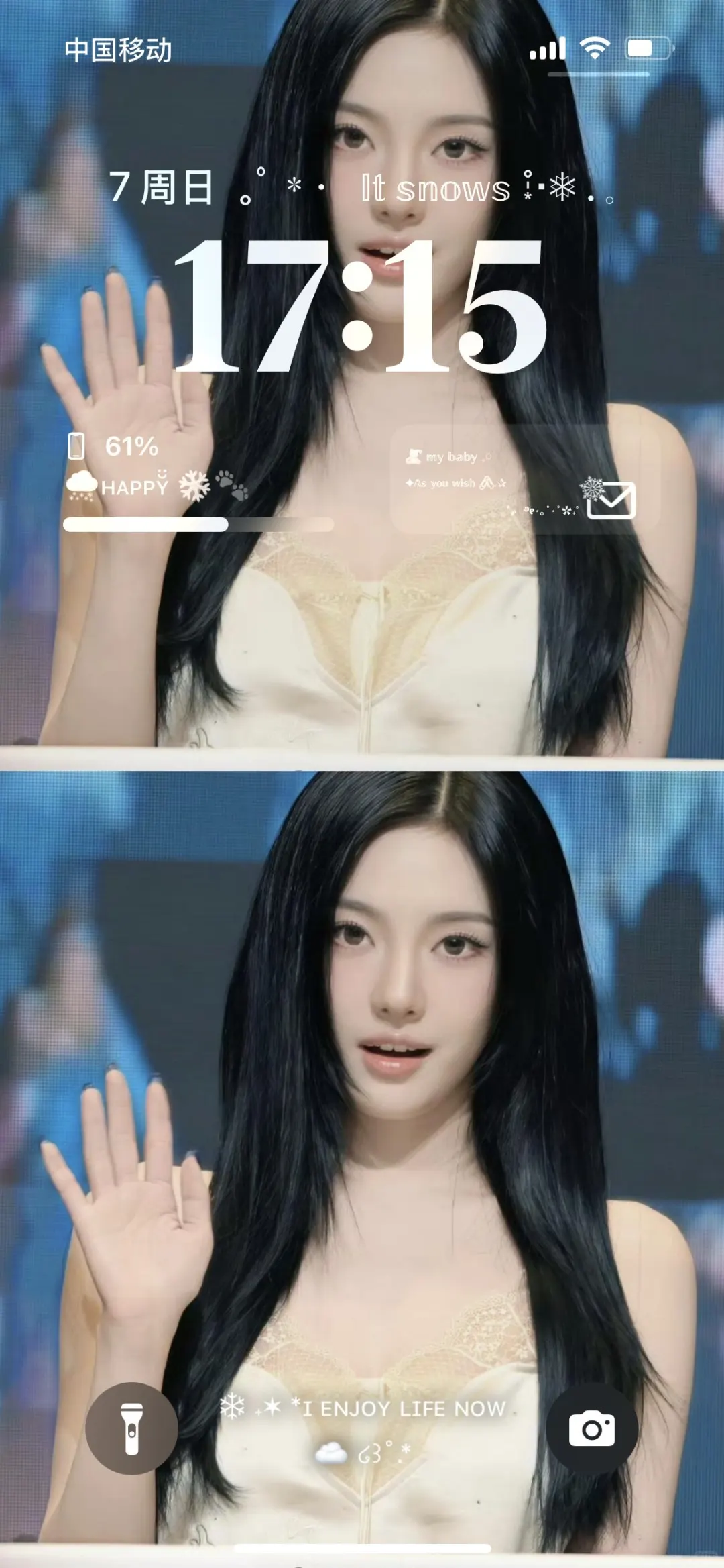 这八张壁纸太美啦，换上简直不想解锁手机