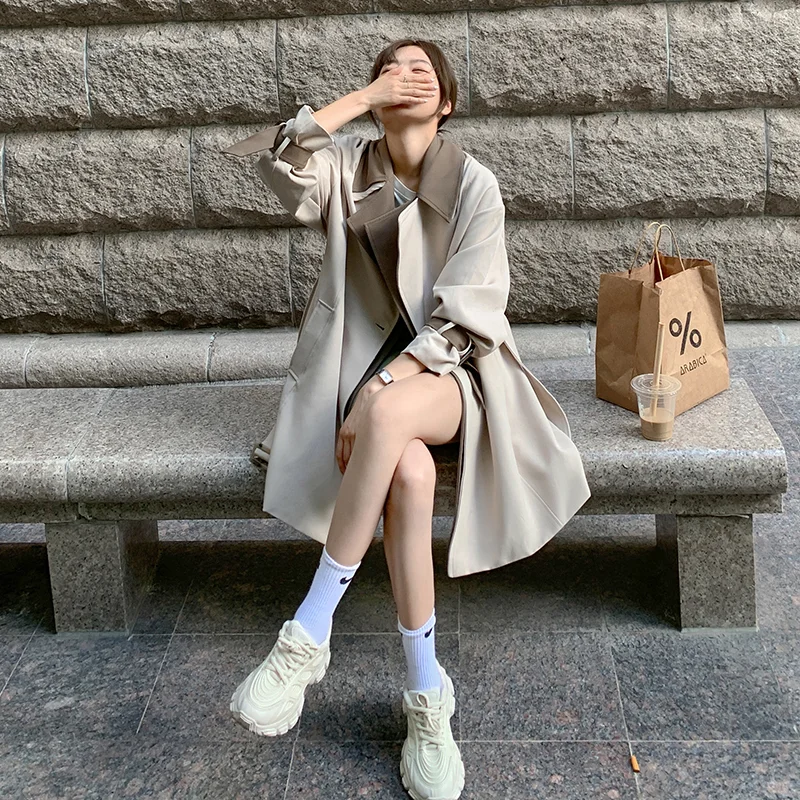 风衣外套女中长款2025秋季新款今年流🔥