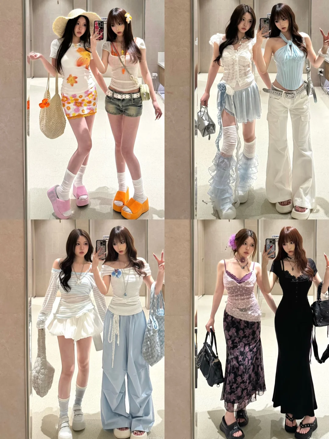 4️⃣0️⃣套‖回顾一下夏季的海岛风穿搭～