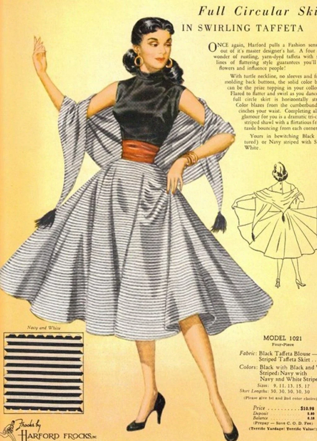 1950年代美国女性穿搭