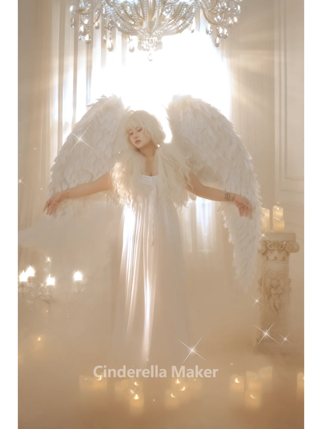 拍阿炸同款圣洁天使 勇敢展示不被定义的美