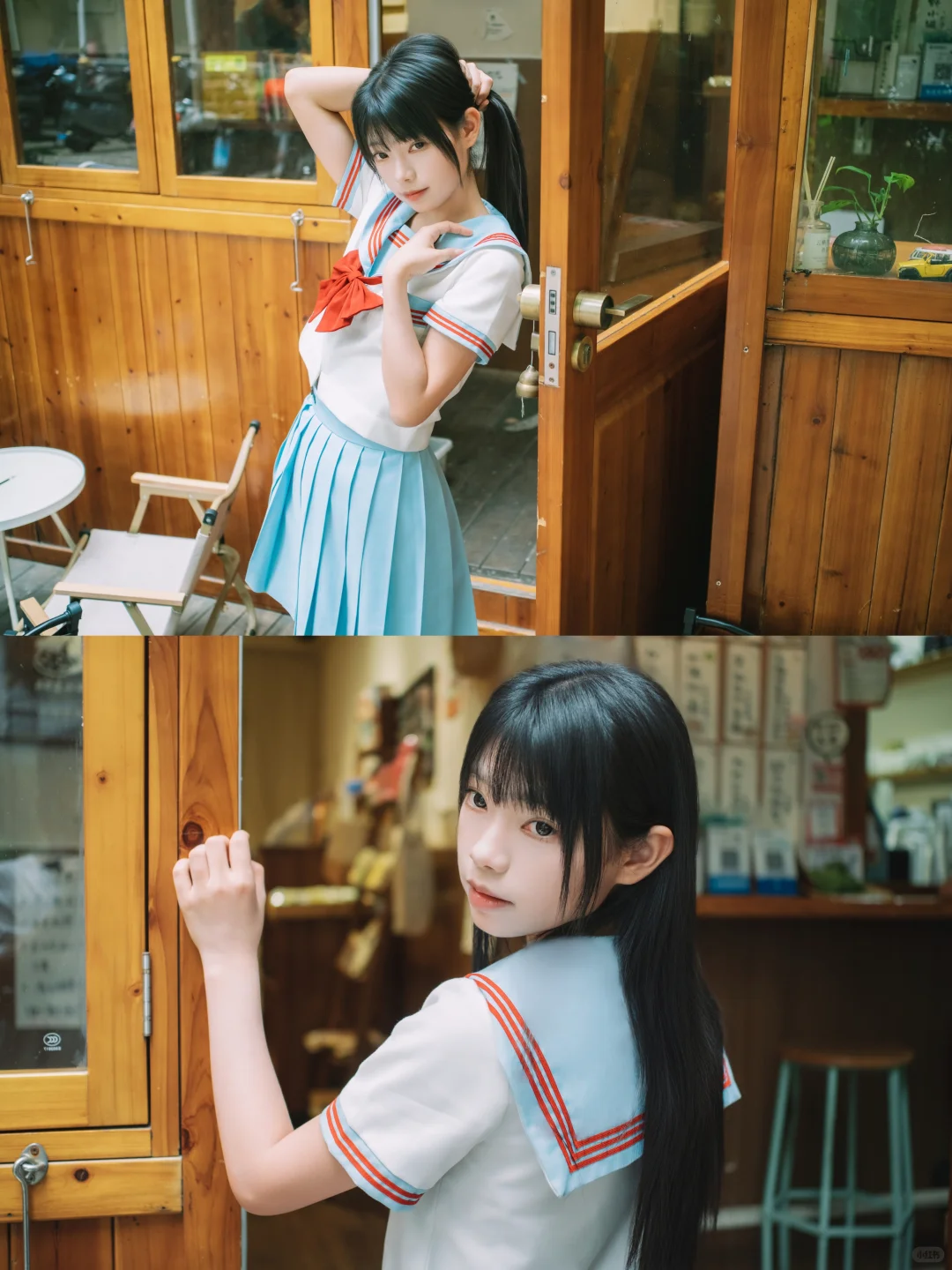 一起在咖啡店复习吧🐰