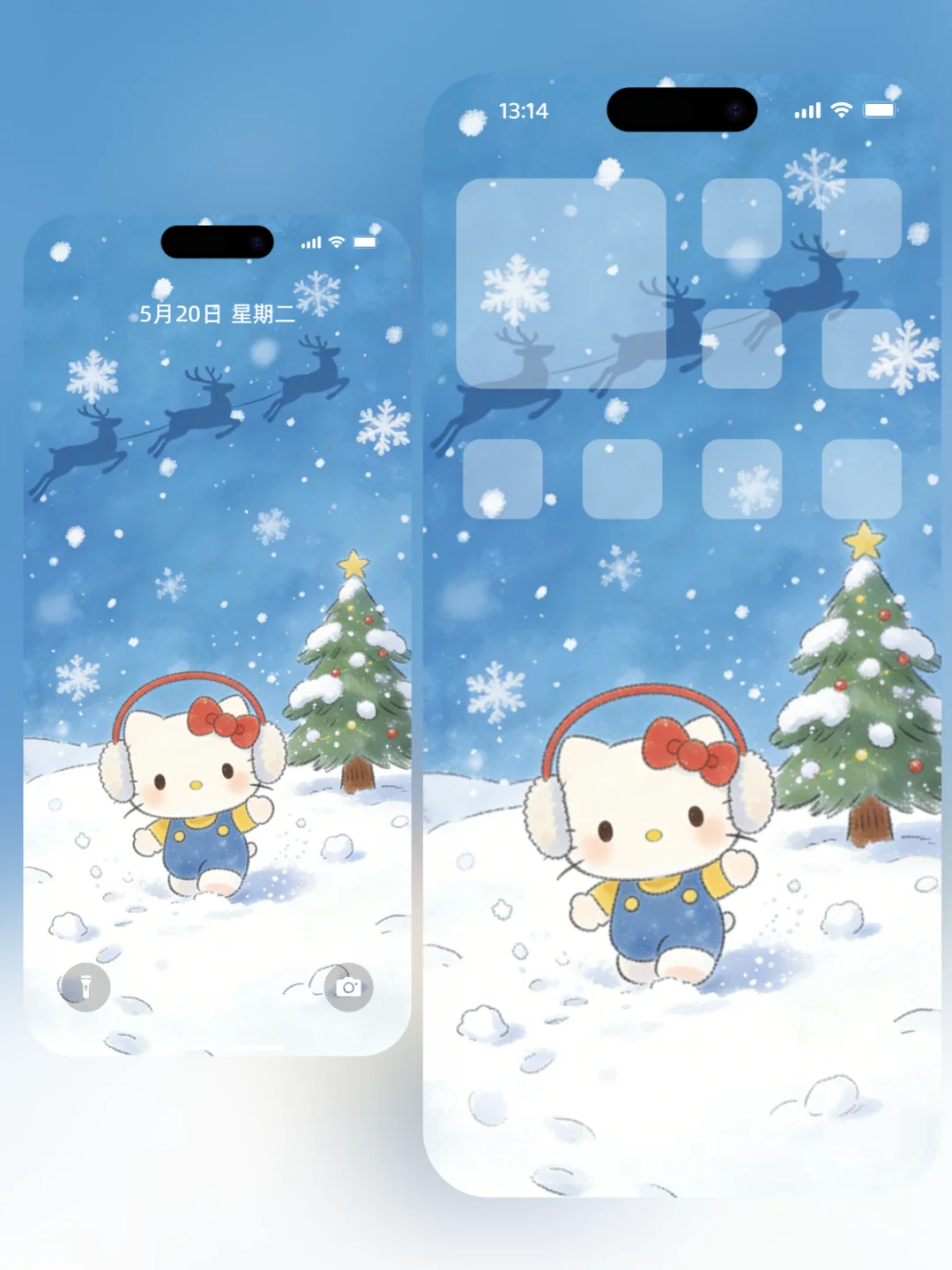 💖Hello Kitty冬日里的小确幸|壁纸