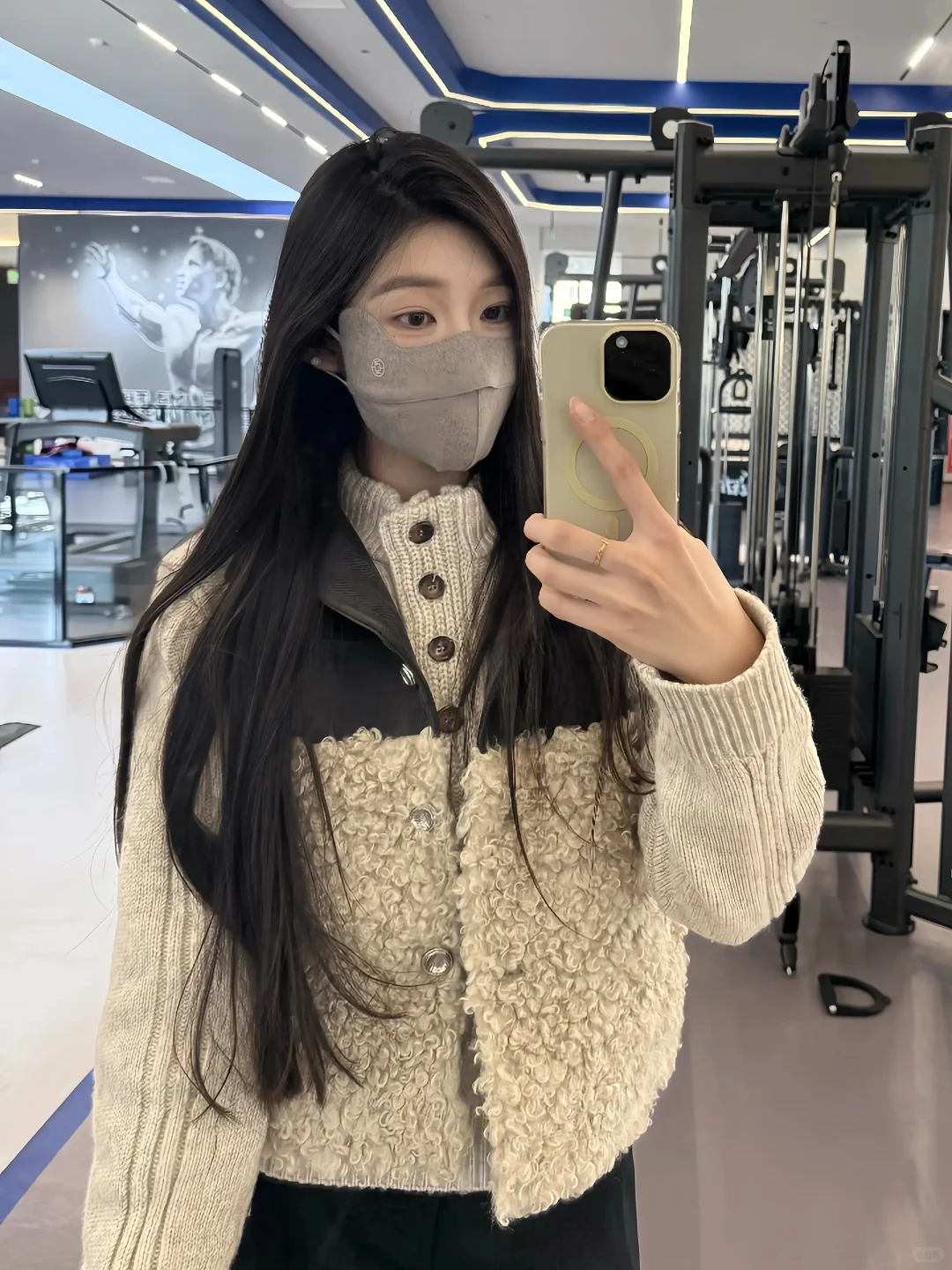 健身房打卡！自律的女人就是这样！！