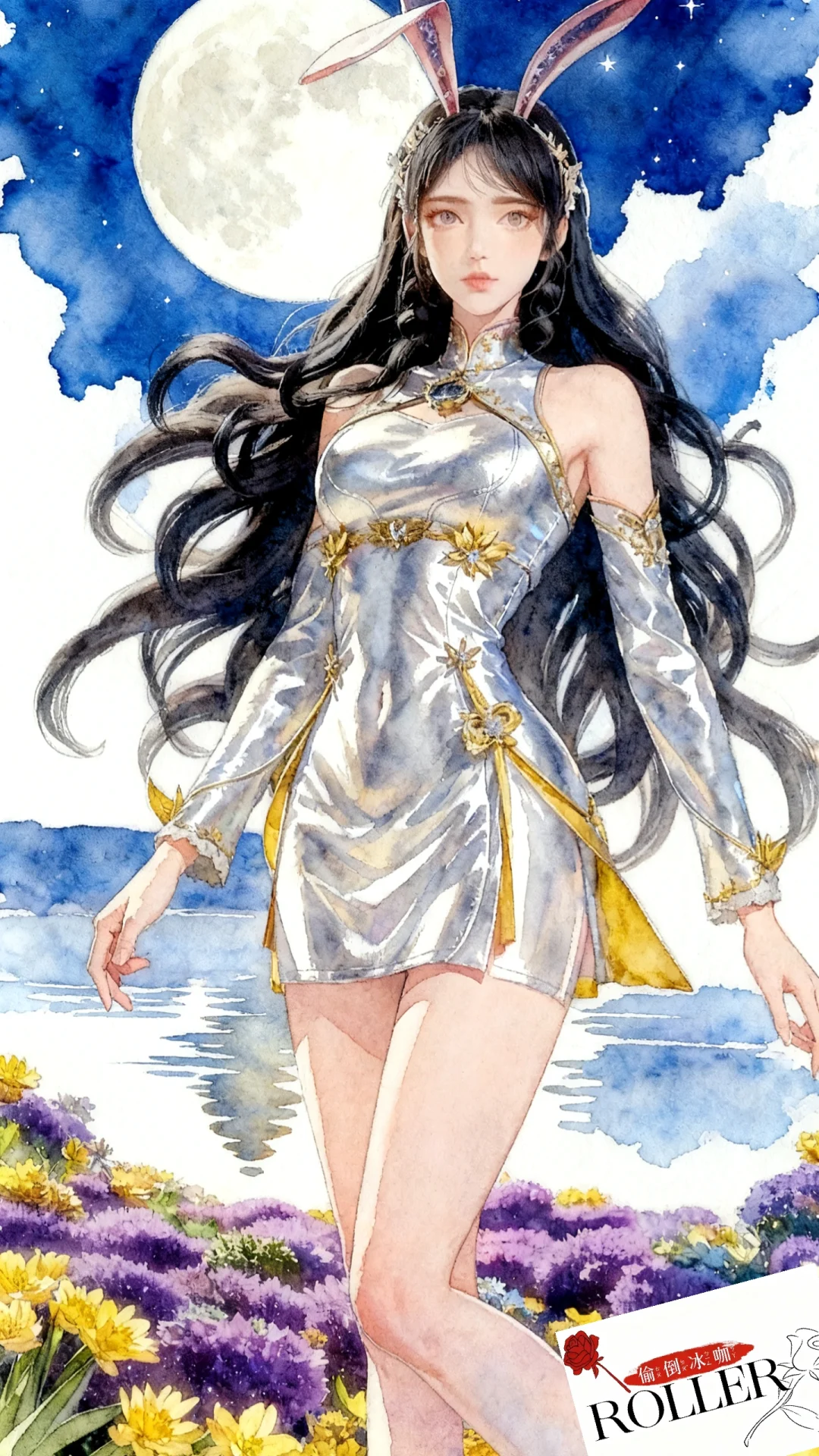 厚涂风江楠楠配《月亮仙女》