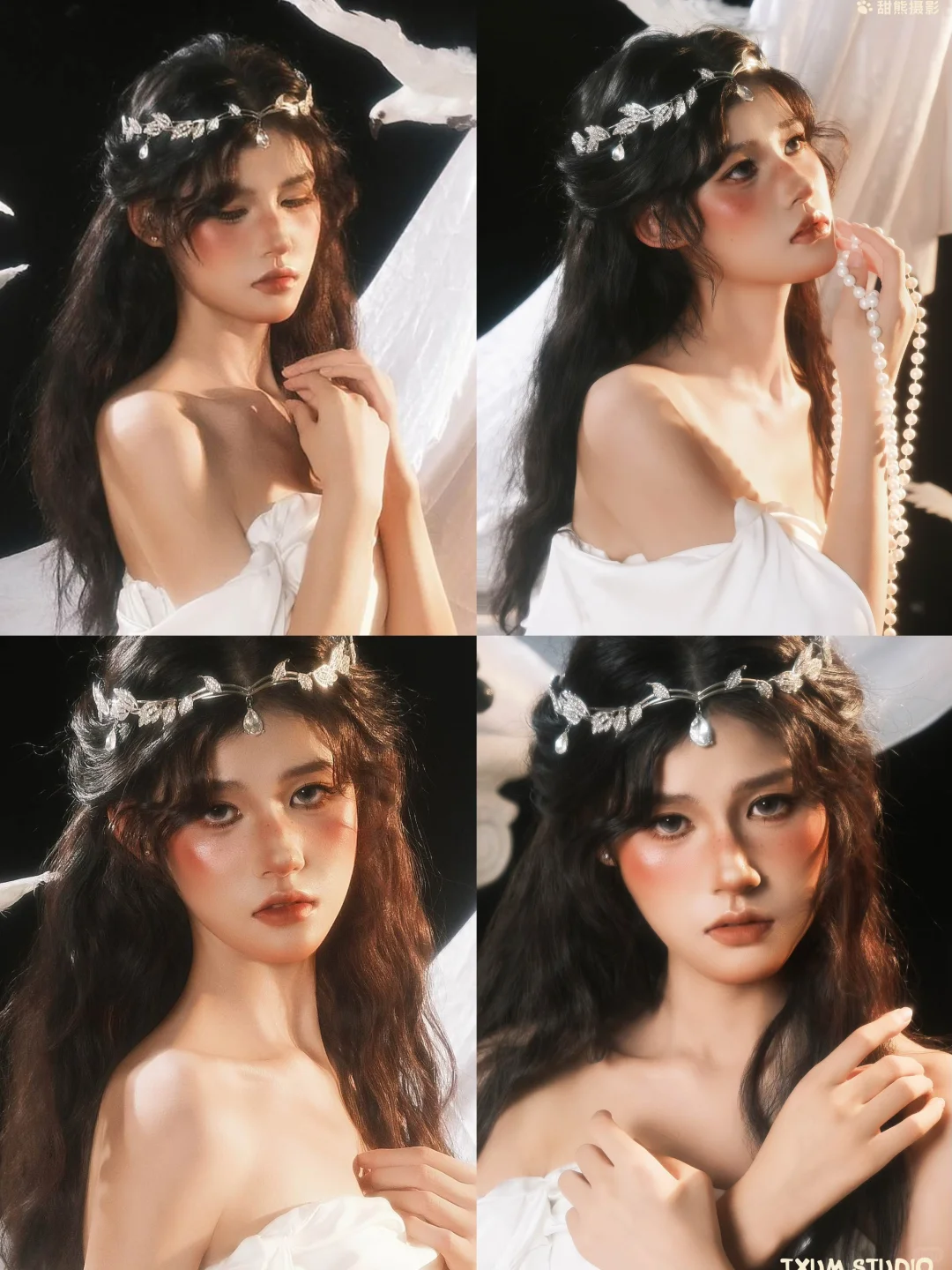 神圣感天使写真🎀神明女孩的超凡之美!