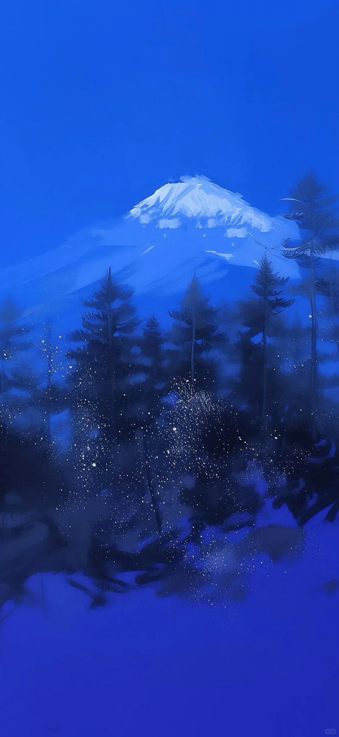 蓝色忧郁 手机壁纸分享