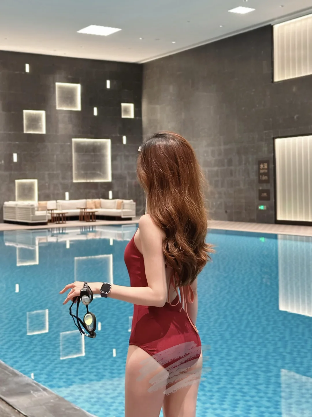 🎀 红色绑带泳衣很一般么……