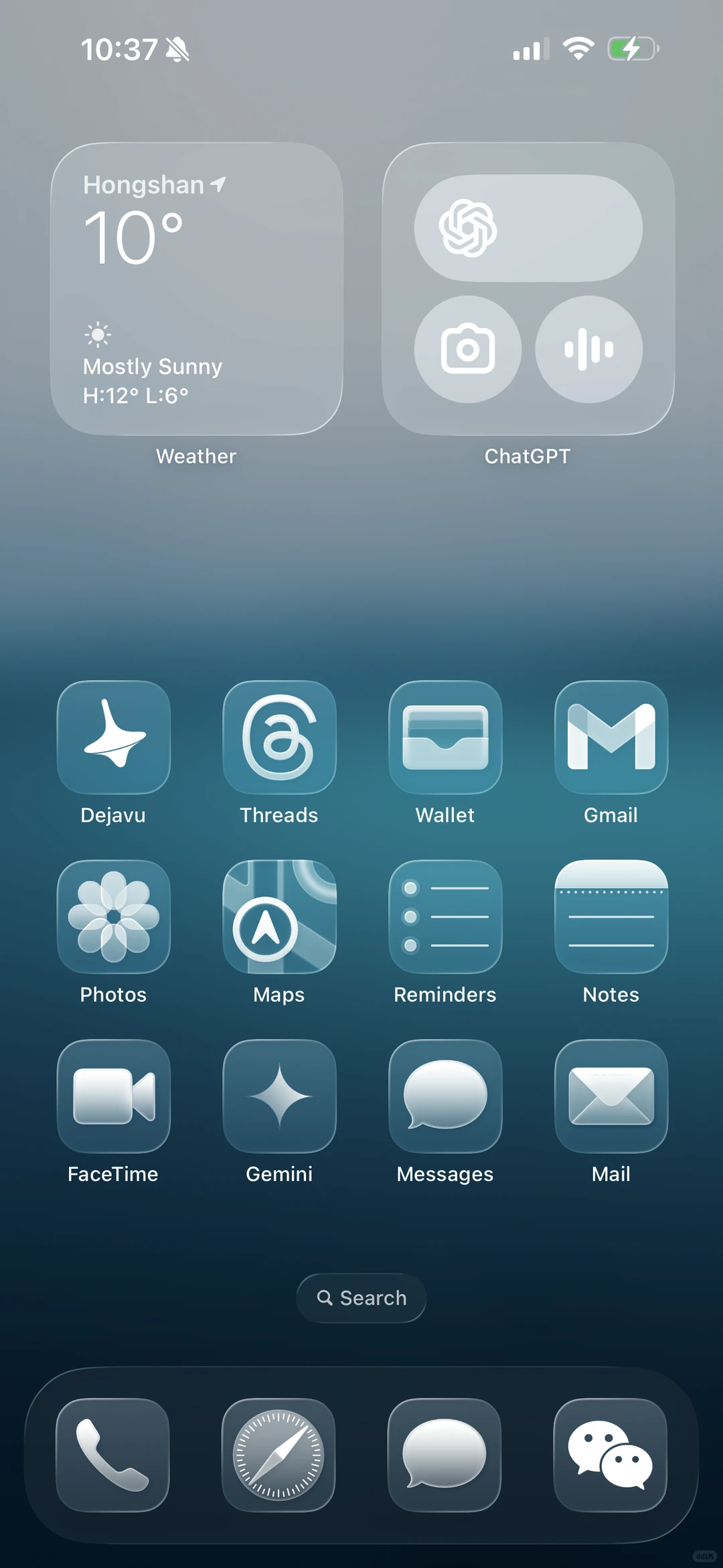 谁懂这个时间入水壁纸的高级感！｜iOS26｜1127
