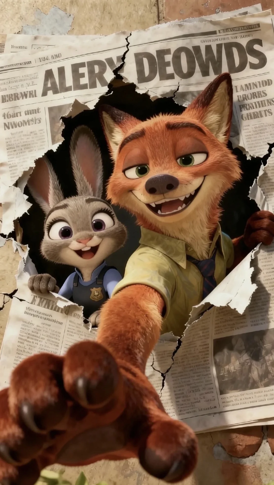 是谁还没用上尼克和朱迪的壁纸！！