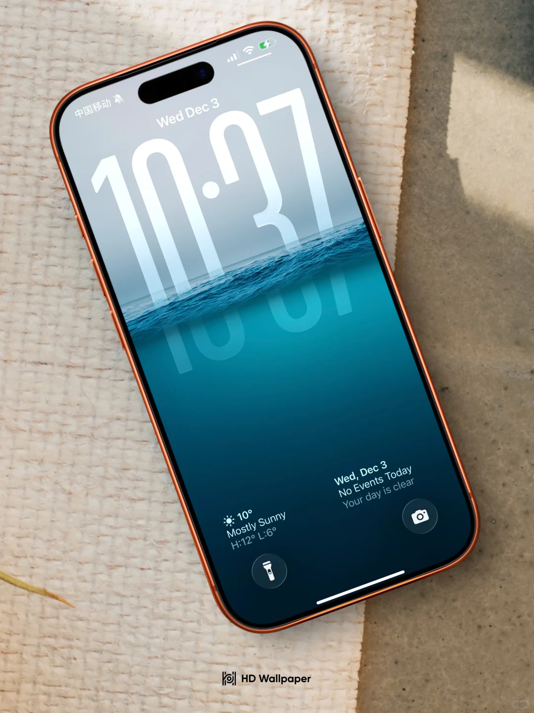 谁懂这个时间入水壁纸的高级感！｜iOS26｜1127