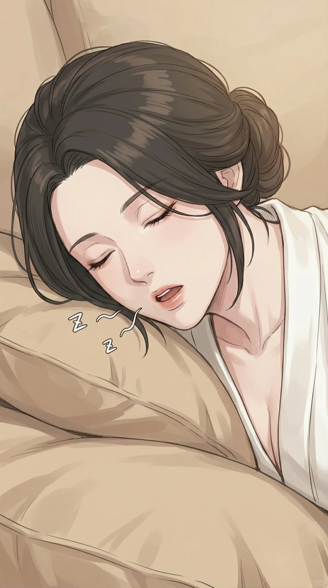 休息在家沙发上睡觉，敲门声响起