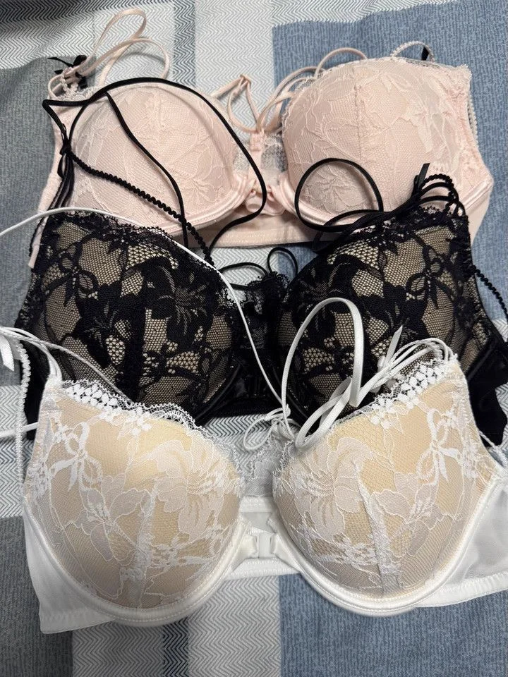 蕾丝控狂喜！3色“氛围感内衣”，软到像被云朵