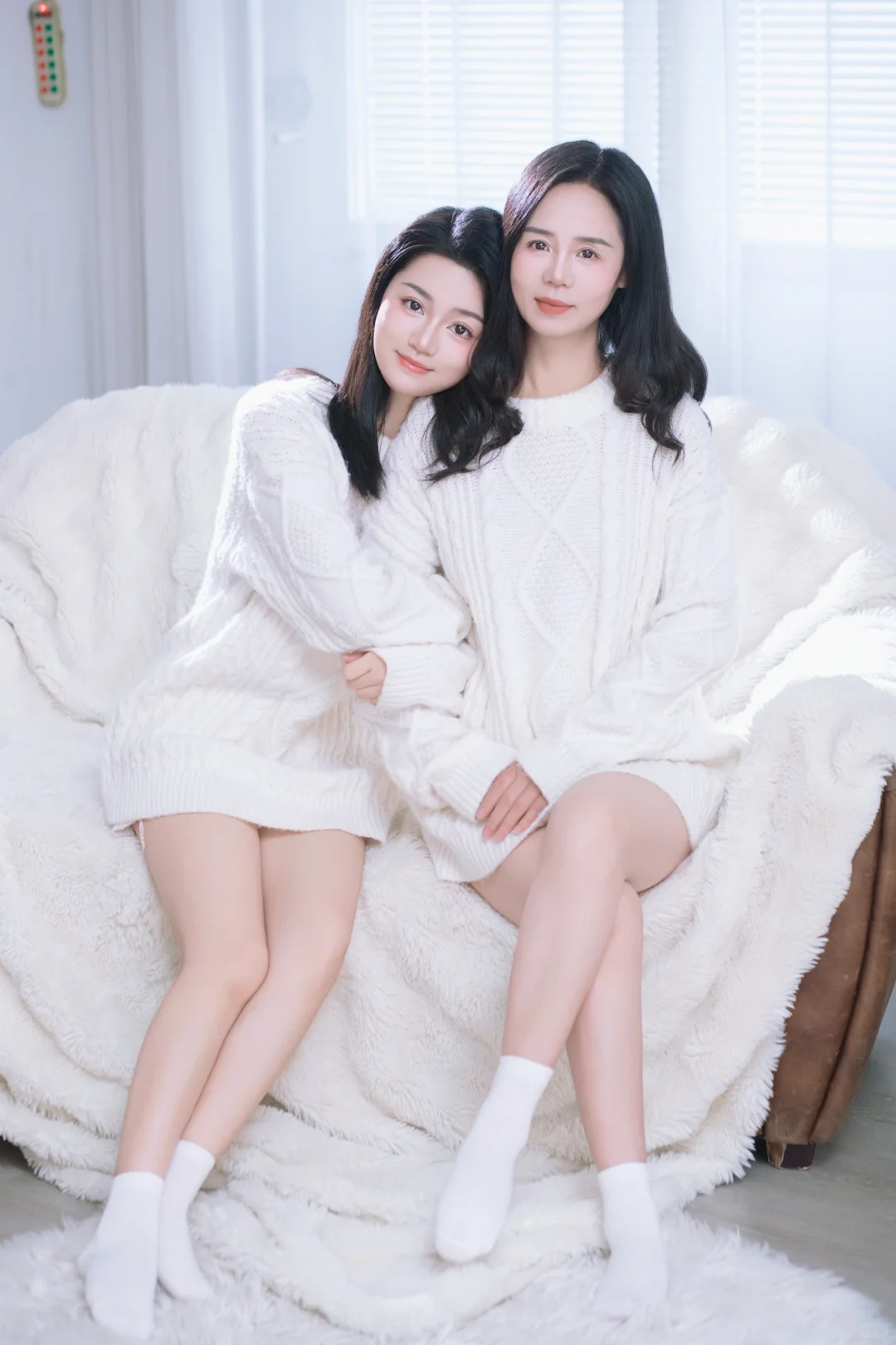 母女写真-当然要拍照记录啦