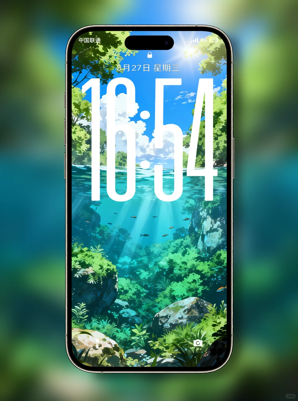 X510-森林水面|iPad壁纸|电脑|手机壁纸 4k