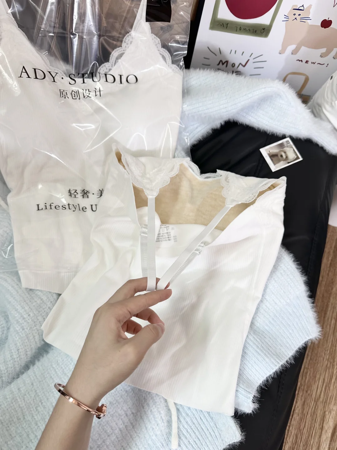 神仙保暖内搭🔥纯欲蕾丝➕双加绒➕显圆圆～