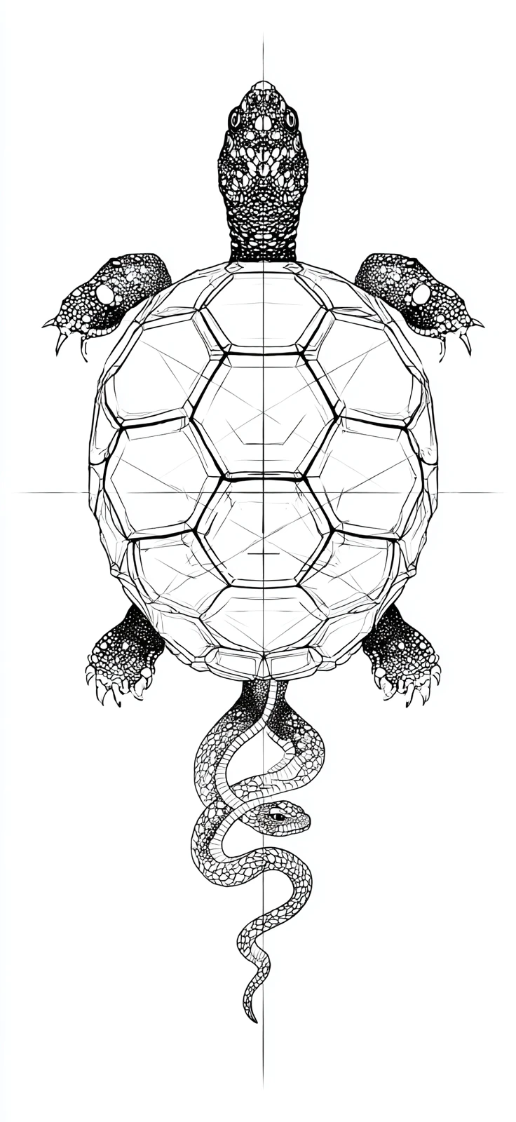 【四大神兽-玄武】手机壁纸