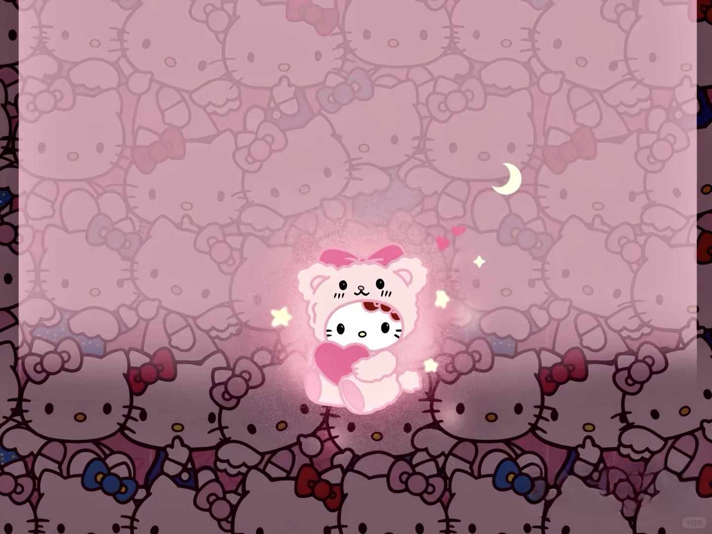 𝐢𝐩𝐚𝐝壁纸 ｜Hellokitty☆ ͡   ⸝⸝🧫  ｡𖦹