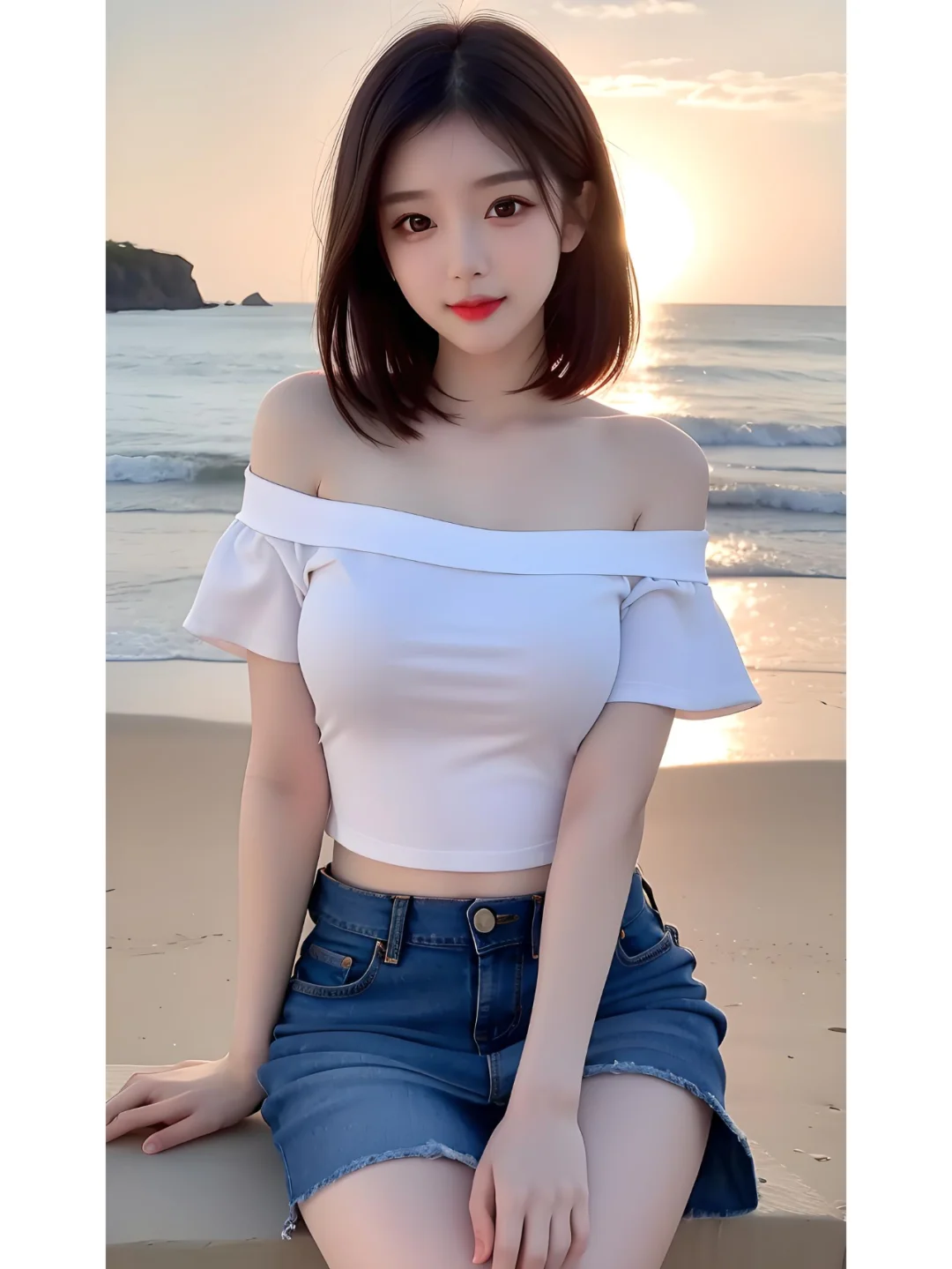 跟AI美女学海报穿搭