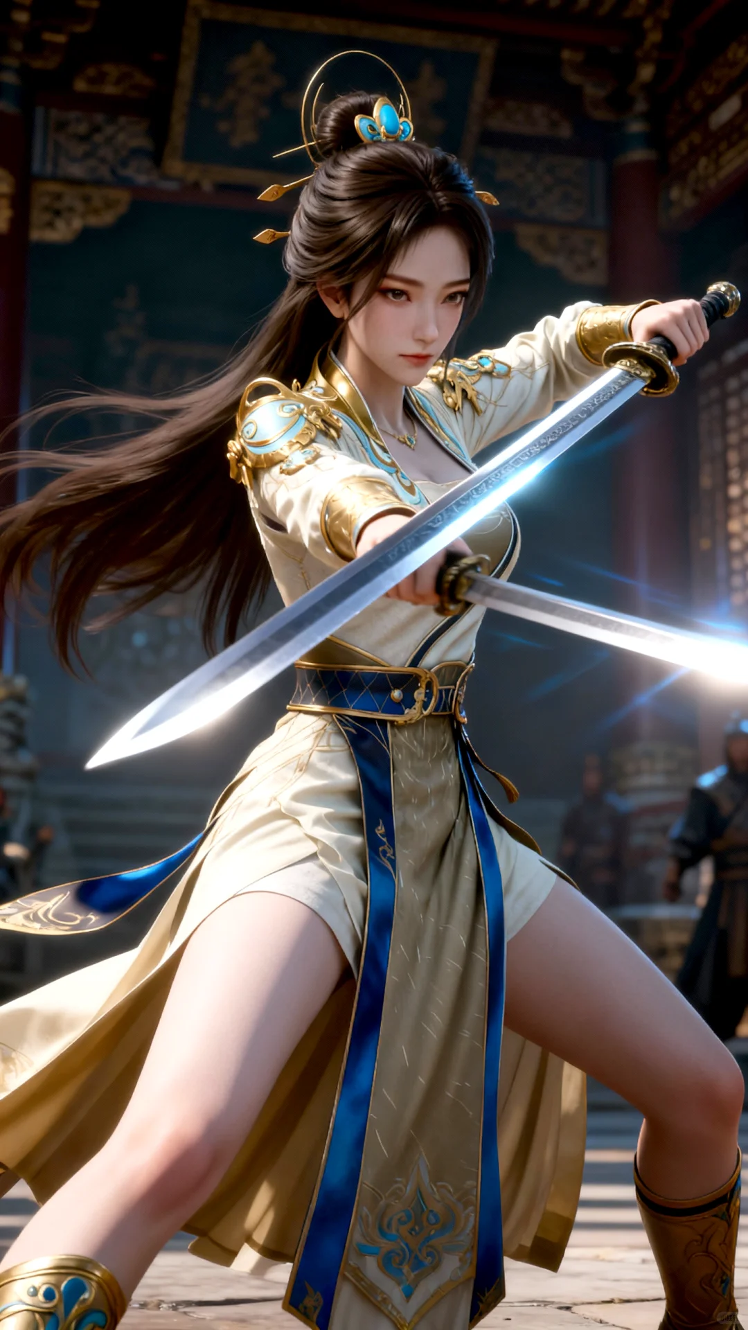 国漫女神｜姚曦遮天高清AI二次元动漫壁纸