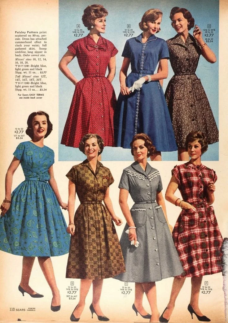1950年代美国女性穿搭