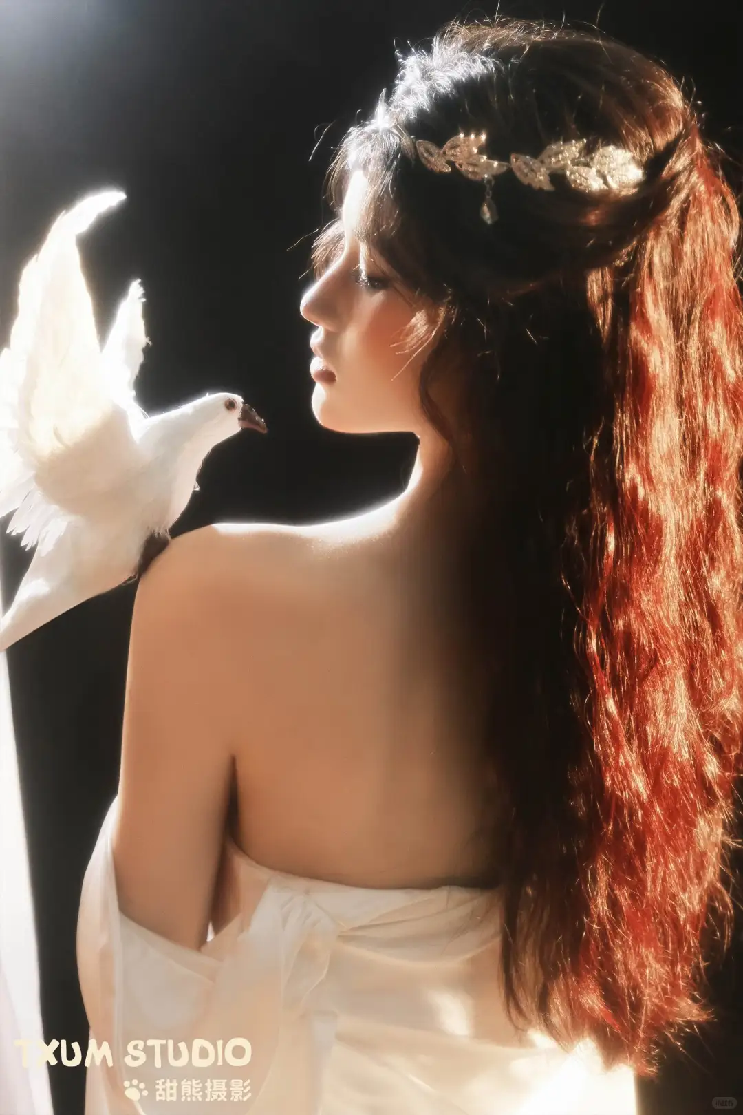 神圣感天使写真🎀神明女孩的超凡之美!