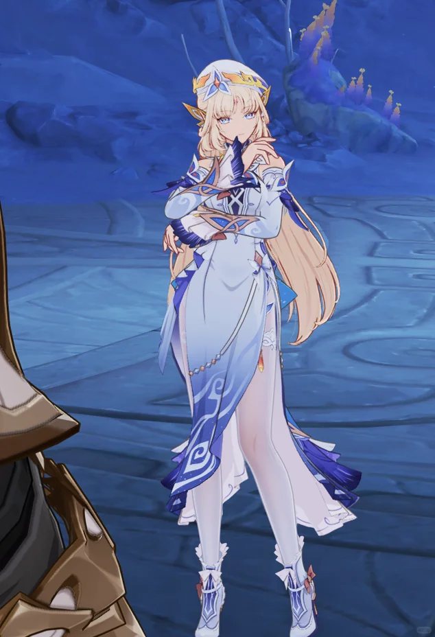 嘶…这白丝！白里透红！