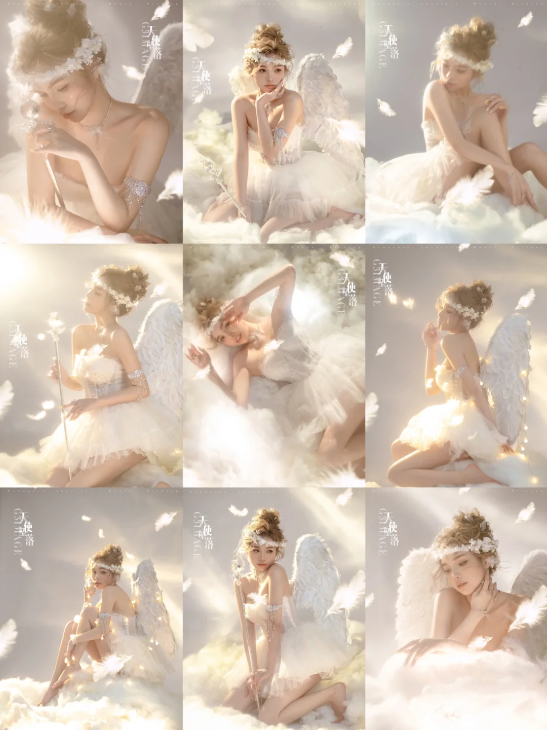 逆光而来✨天使坠落人间🧚🏼‍♀️｜天使写真