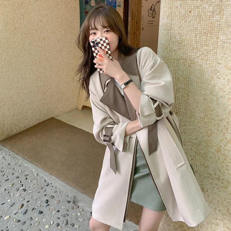 风衣外套女中长款2025秋季新款今年流🔥