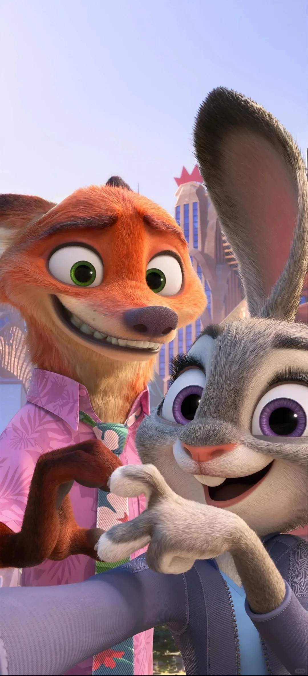 是谁还没用上尼克和朱迪的壁纸！！