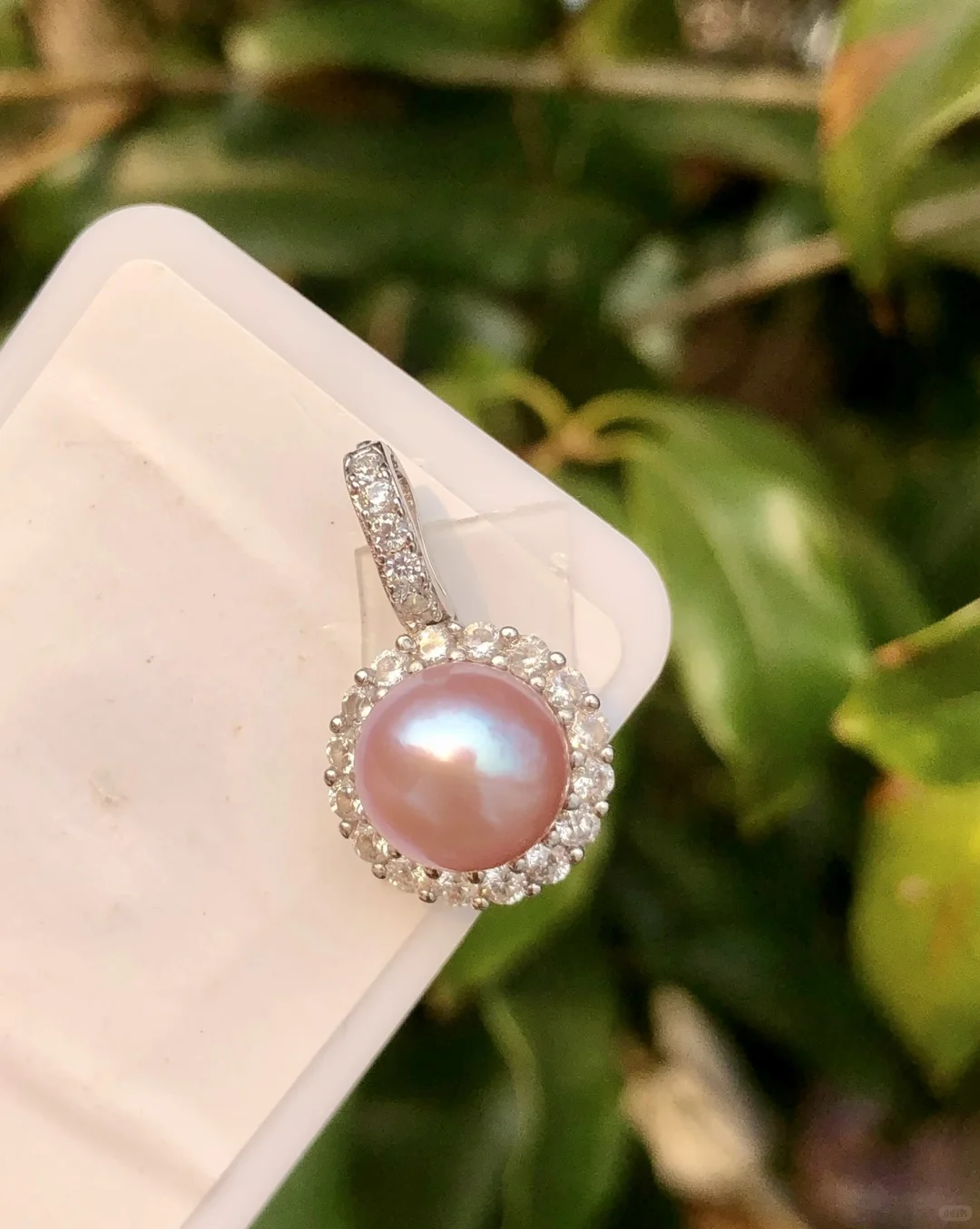 🛫38‼️9mm天然珍珠纯银吊坠