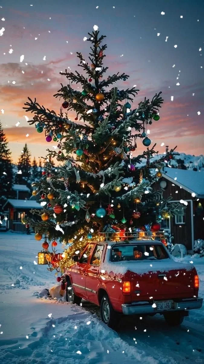 一组ins风圣诞雪景❄️