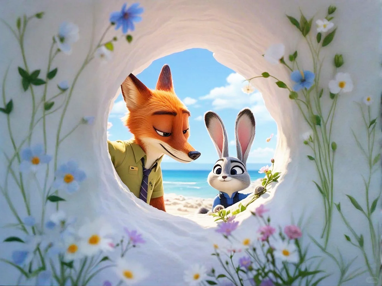 疯狂动物城｜尼克朱迪壁纸