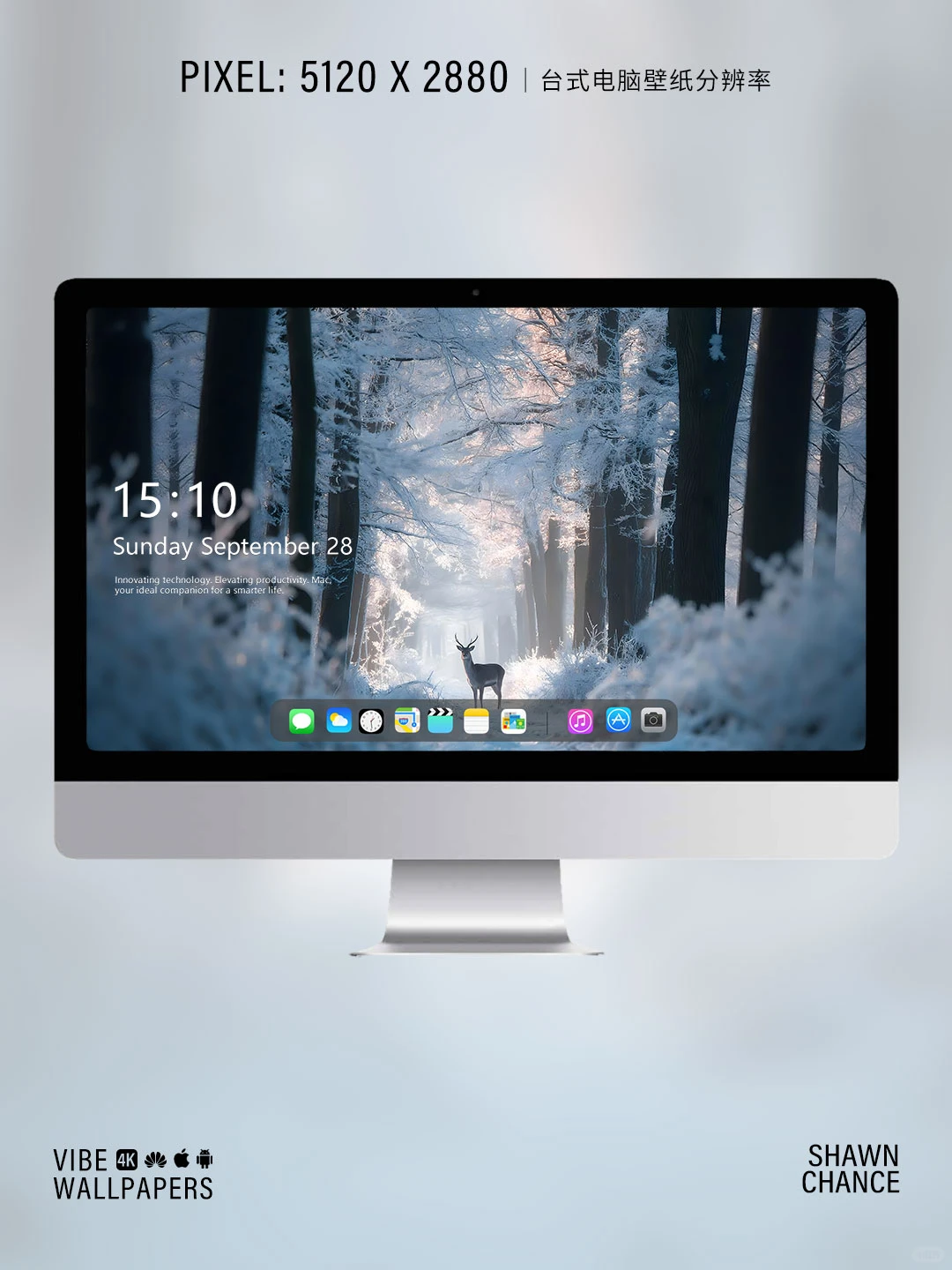 🦌雪林中的鹿，氛围感直接拉满～