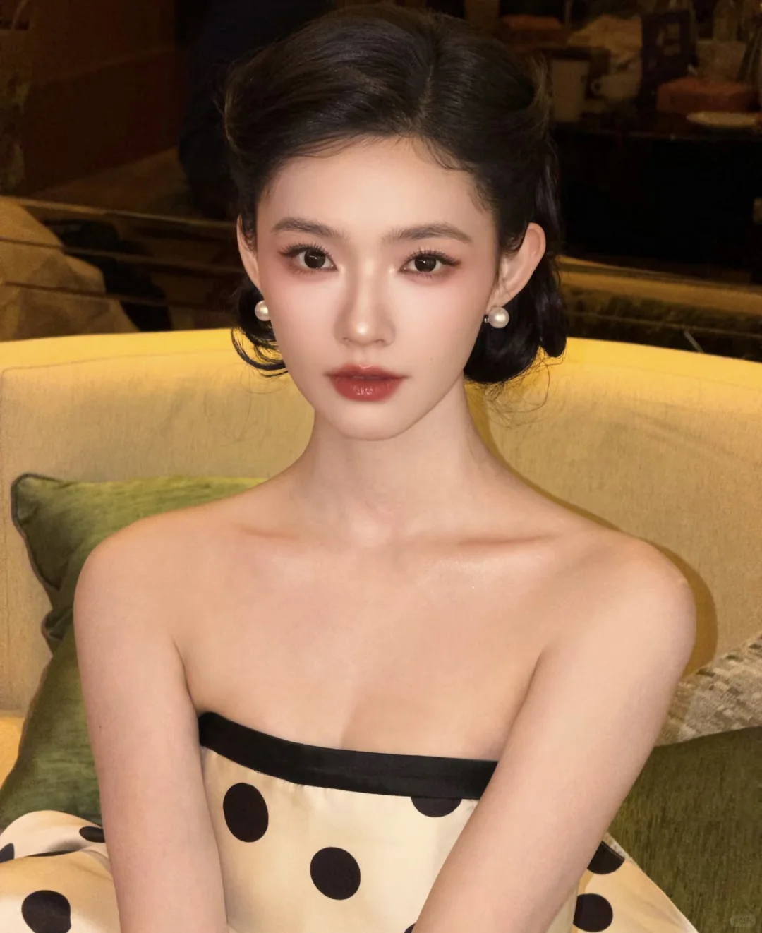 2025尖叫之夜女明星的珍珠妆造美到失语‼️