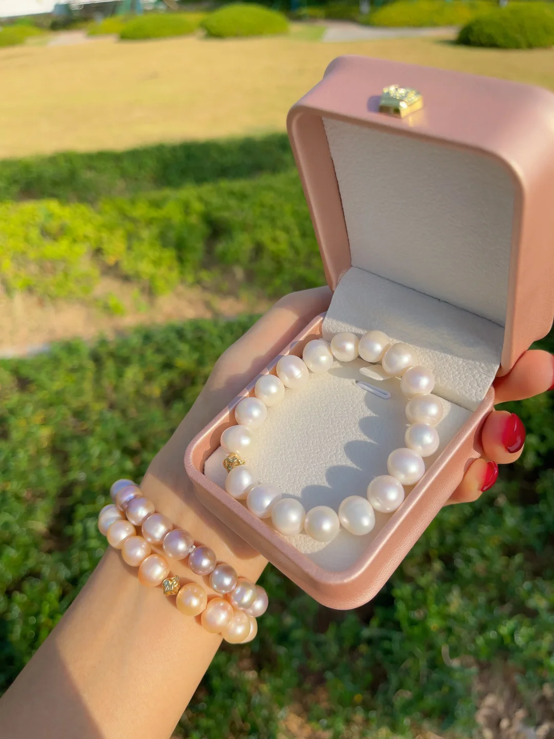 真珍珠手链138💰｜✨天然高级白🤍