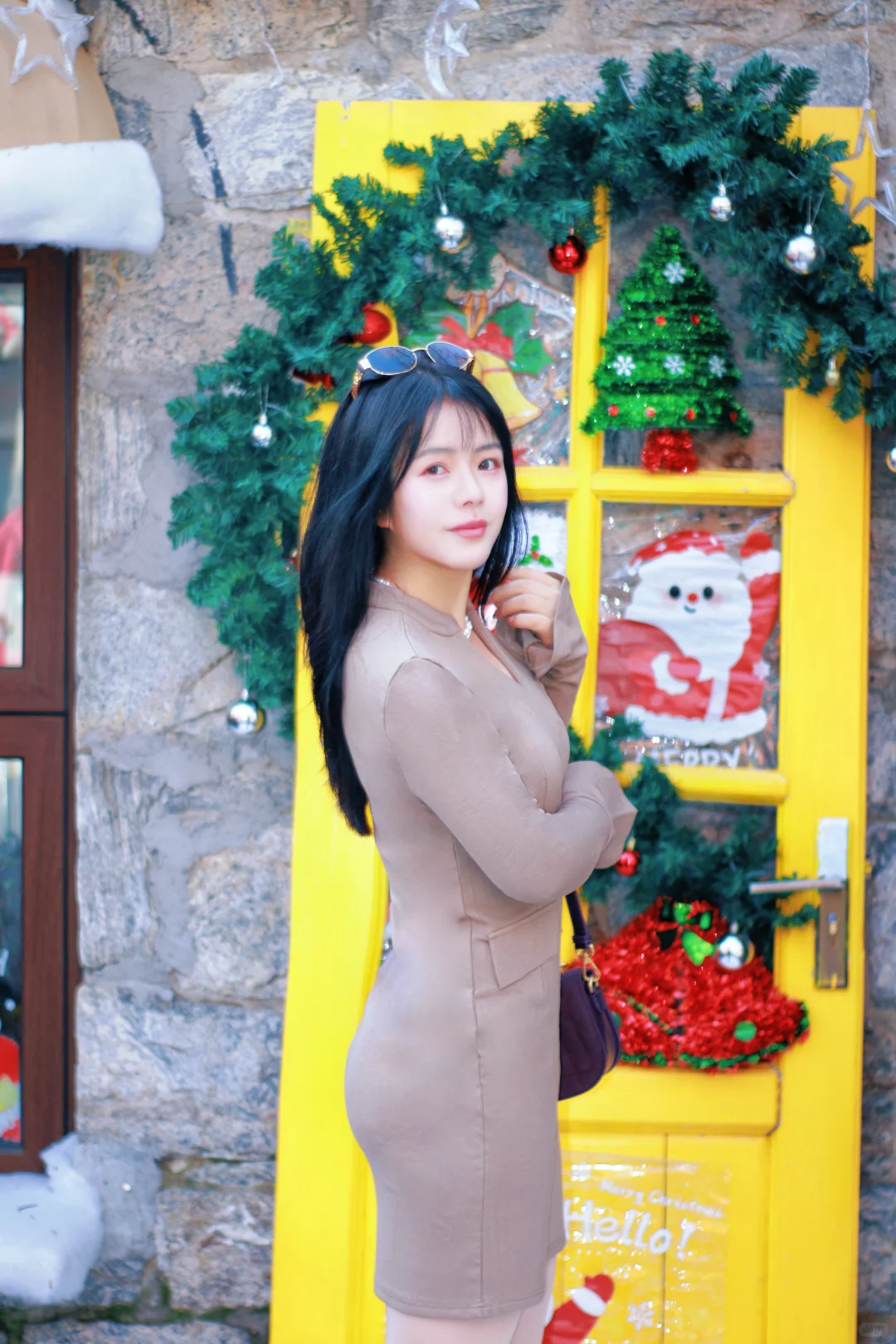 在街上拍到了好看的自己～