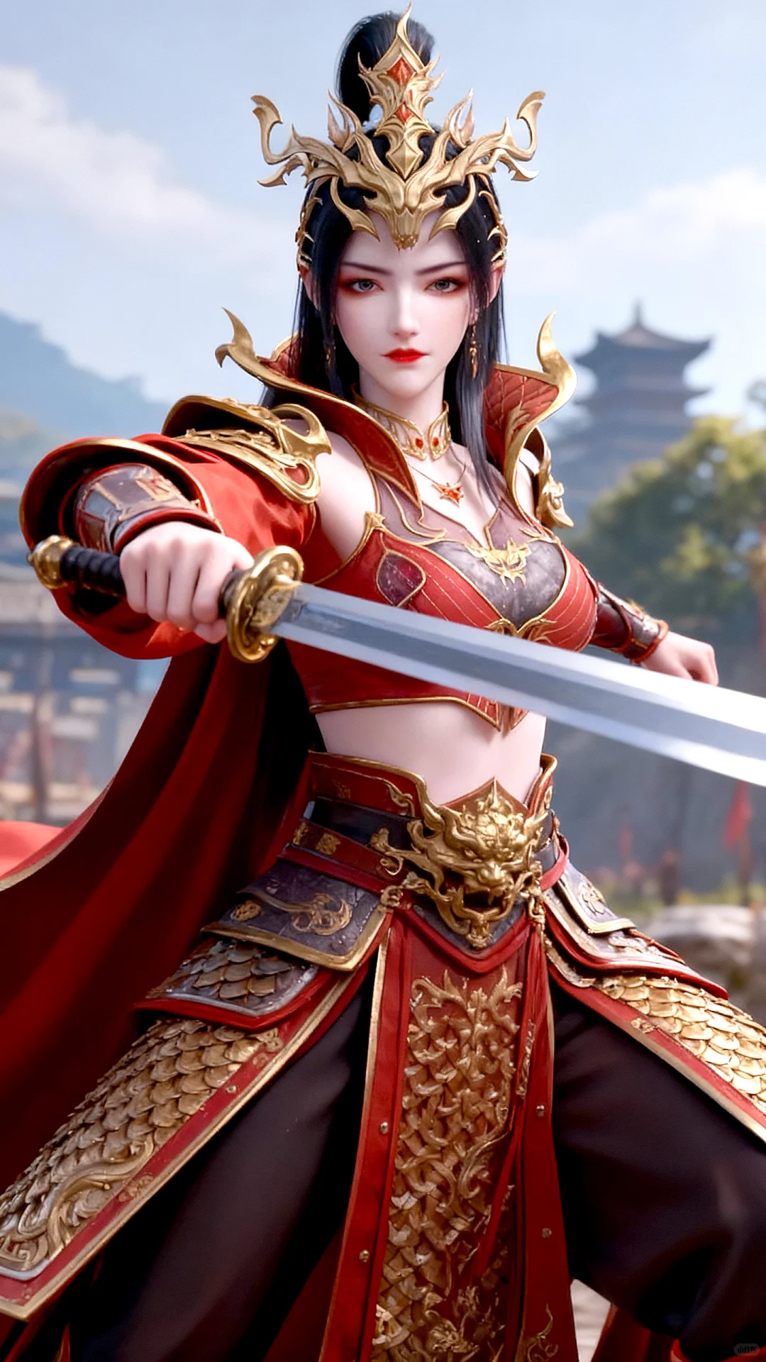 国漫女神｜美杜莎斗破苍穹动漫高清壁纸将军