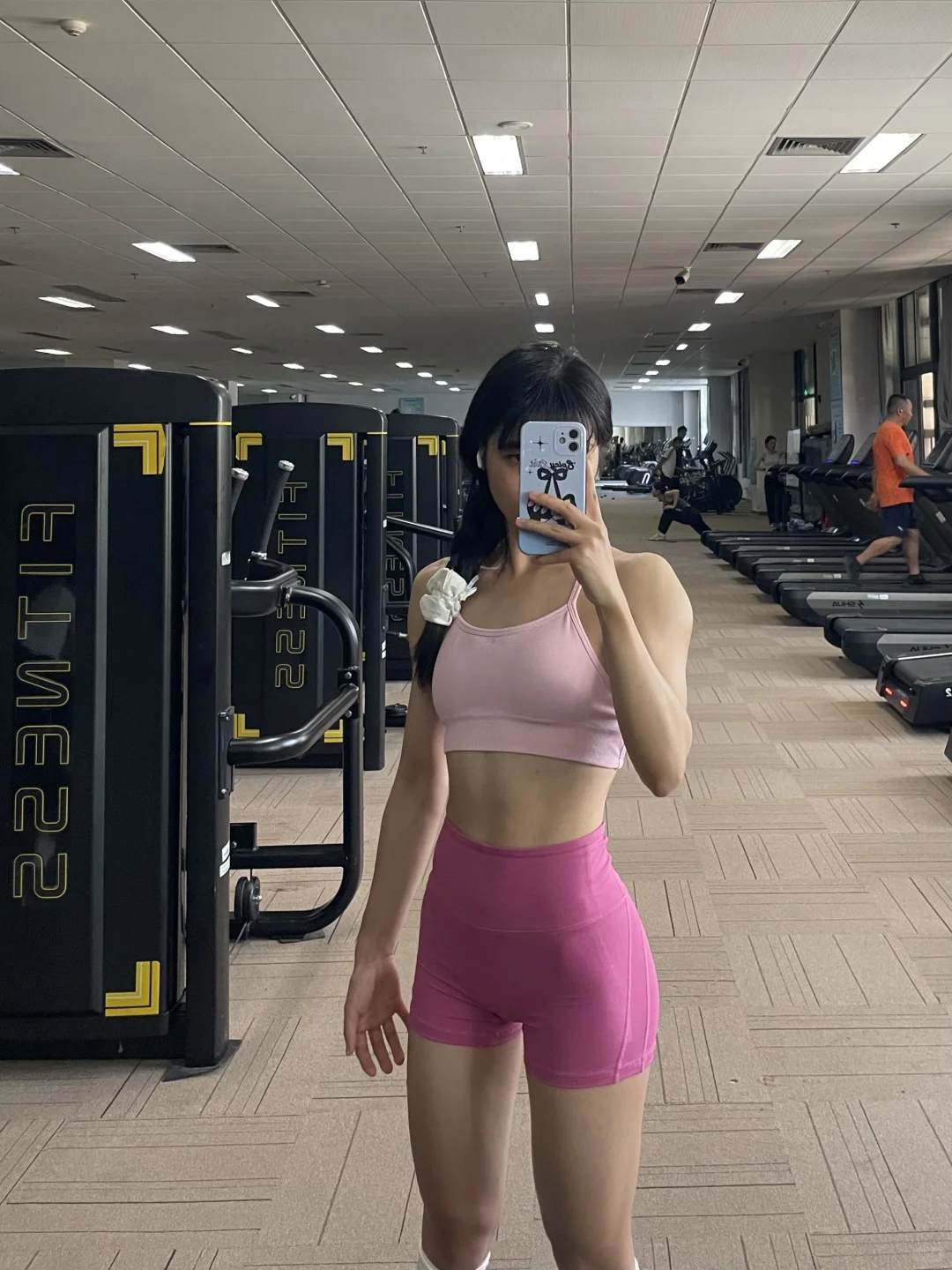 158/84.6 小基数薄肌女孩保持身材吃练plog