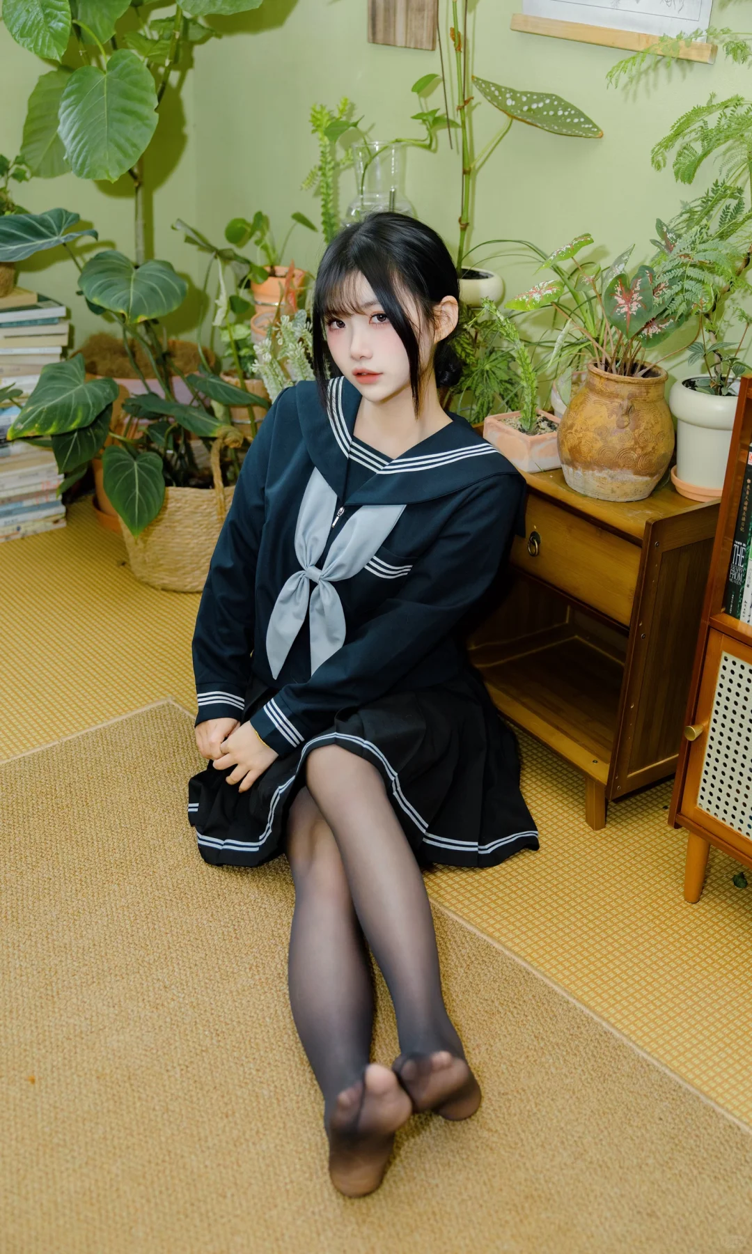 今日份居家日系少女写真，甜妹来袭