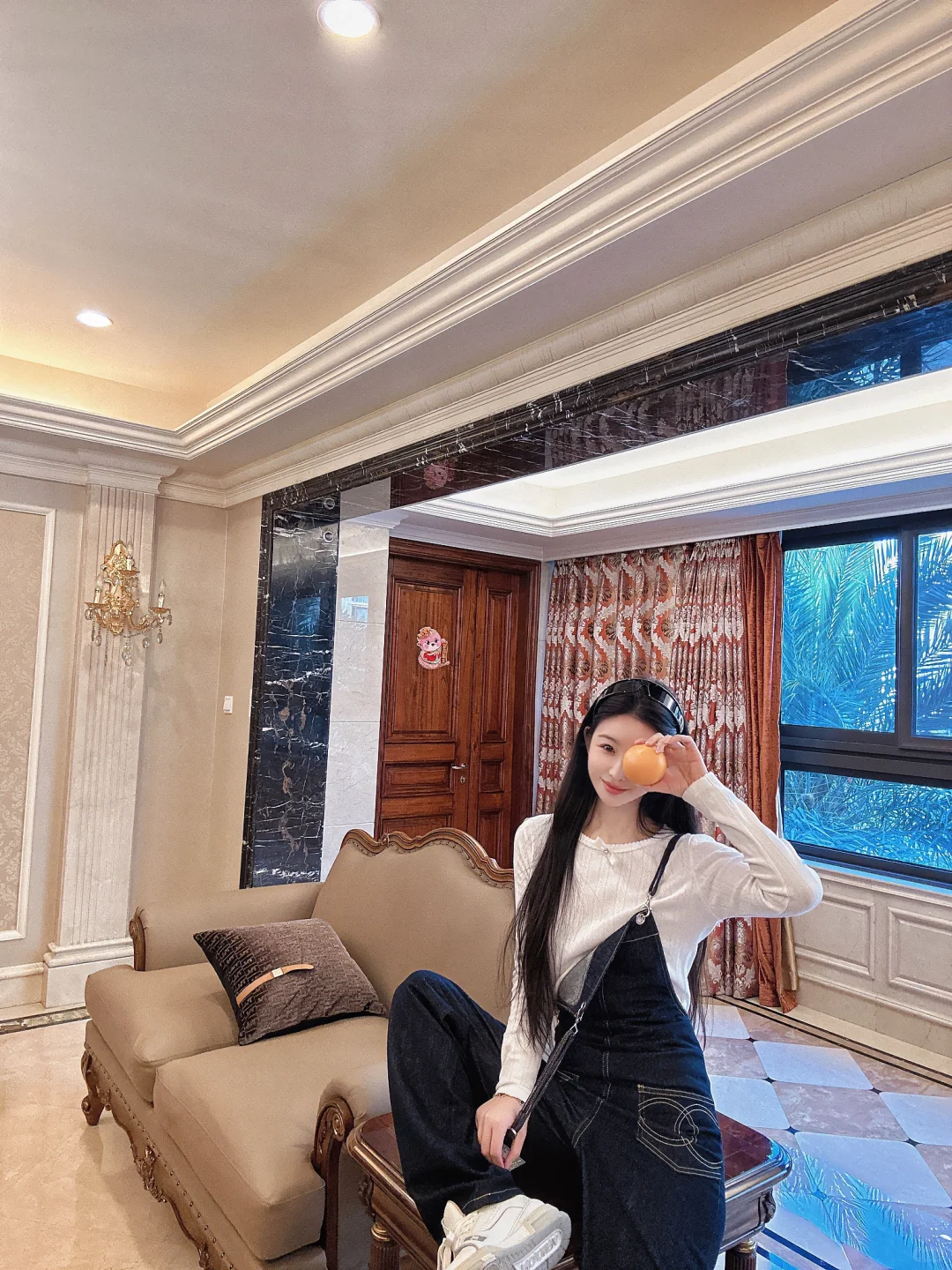 今天的穿搭好温柔好乖