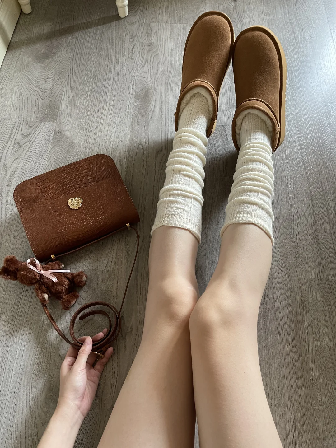 秋冬穿搭｜好有质感的过膝袜